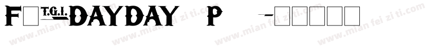Friday Pop字体转换